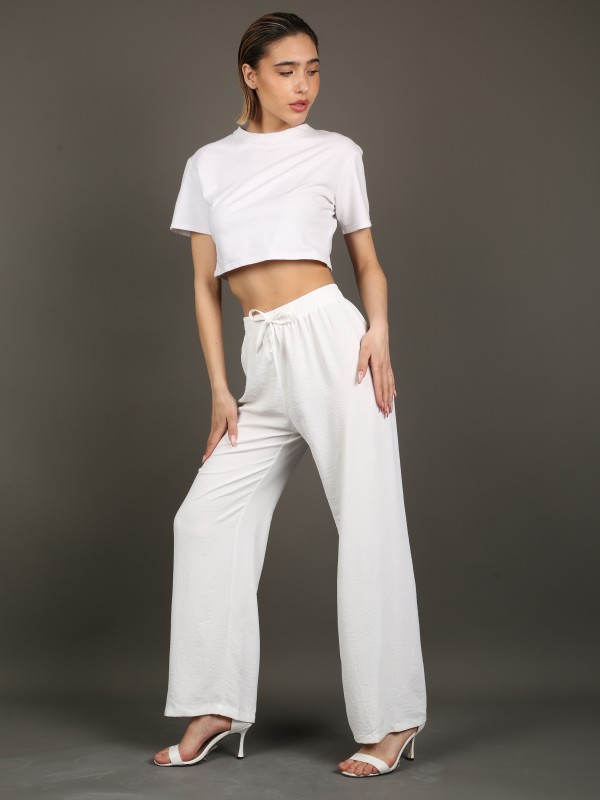 Женские брюки "White Breeze" — лёгкие и прямые