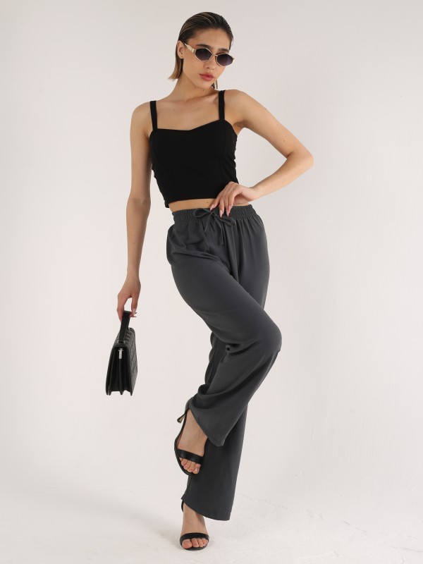 Женские брюки "Graphite Flow" — прямые и лёгкие