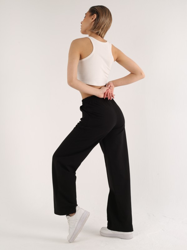 Женские брюки "Black Flow" — прямого кроя